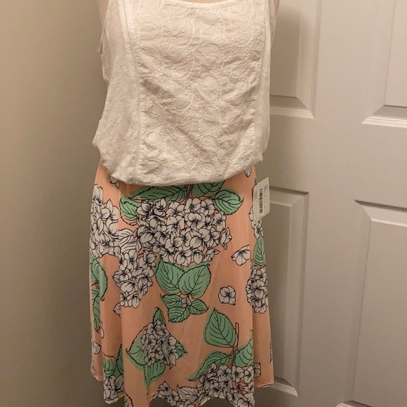 Lularoe Azure Floral Skirt - Picture 3 of 3